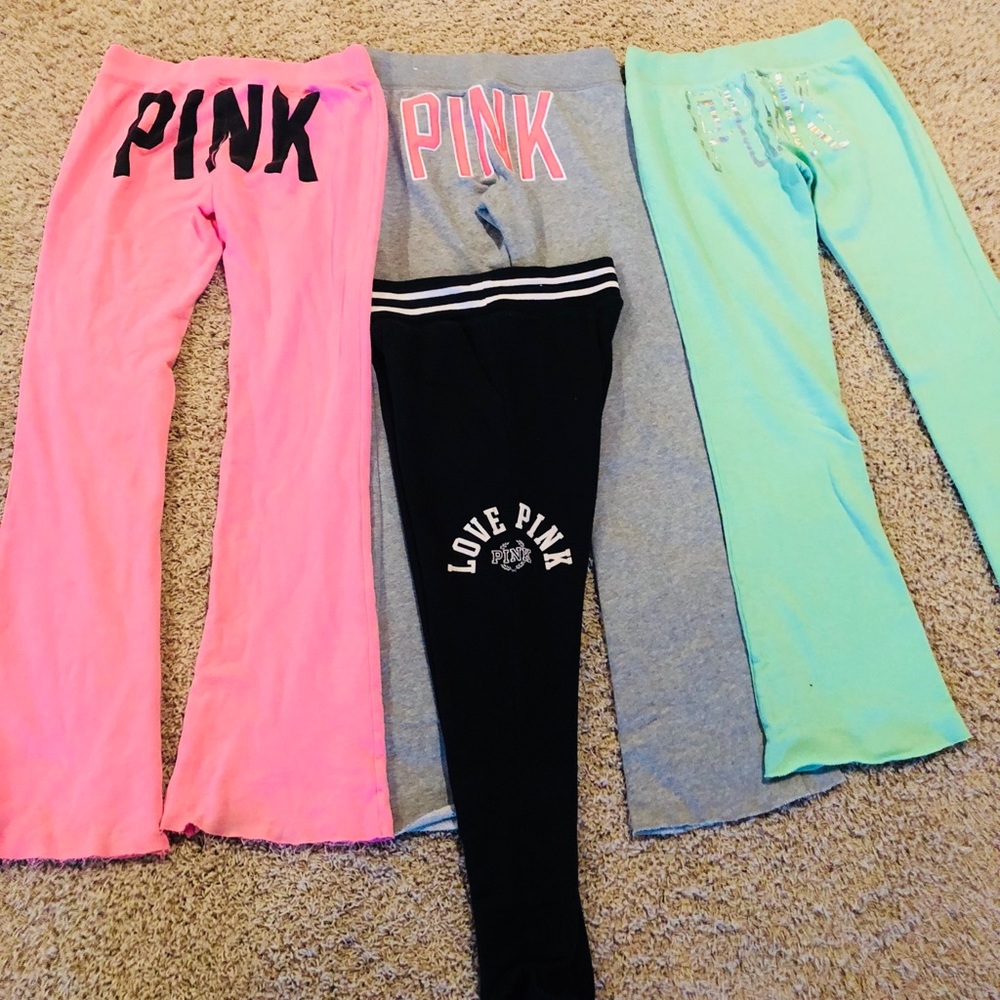 Xs Pink sweats from Victoria Secret